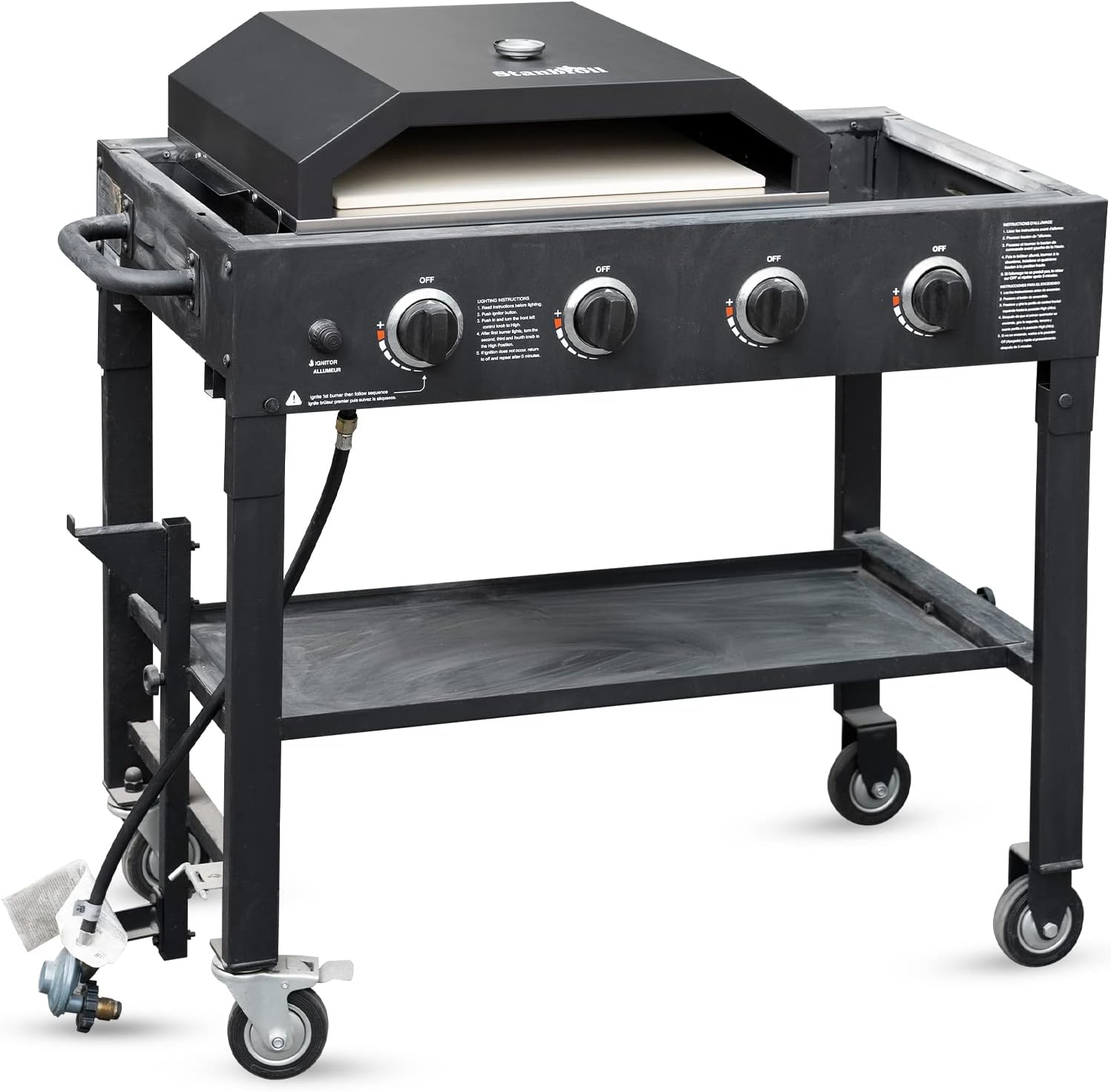 Pizza Oven for 36" Gas Griddle with Pizza Stone C962