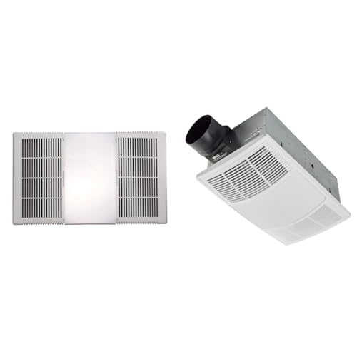 Broan-Nutone 668RP Ceiling Bathroom Exhaust Fan and Light Combo, 100-Watt Incandescent Lighting, 4.0 Sones, 70 CFM , White