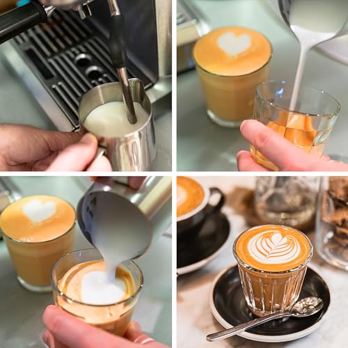 Espresso Machine with Milk Frother, Compact for Cappuccino and Latte U78776