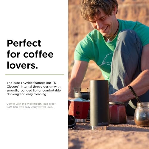 Insulated Coffee Tumbler with Café Cap, Stainless Steel, 16 Oz M53985
