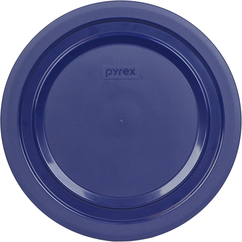 4.5qt Glass Mixing Bowl with Blue Lid K419