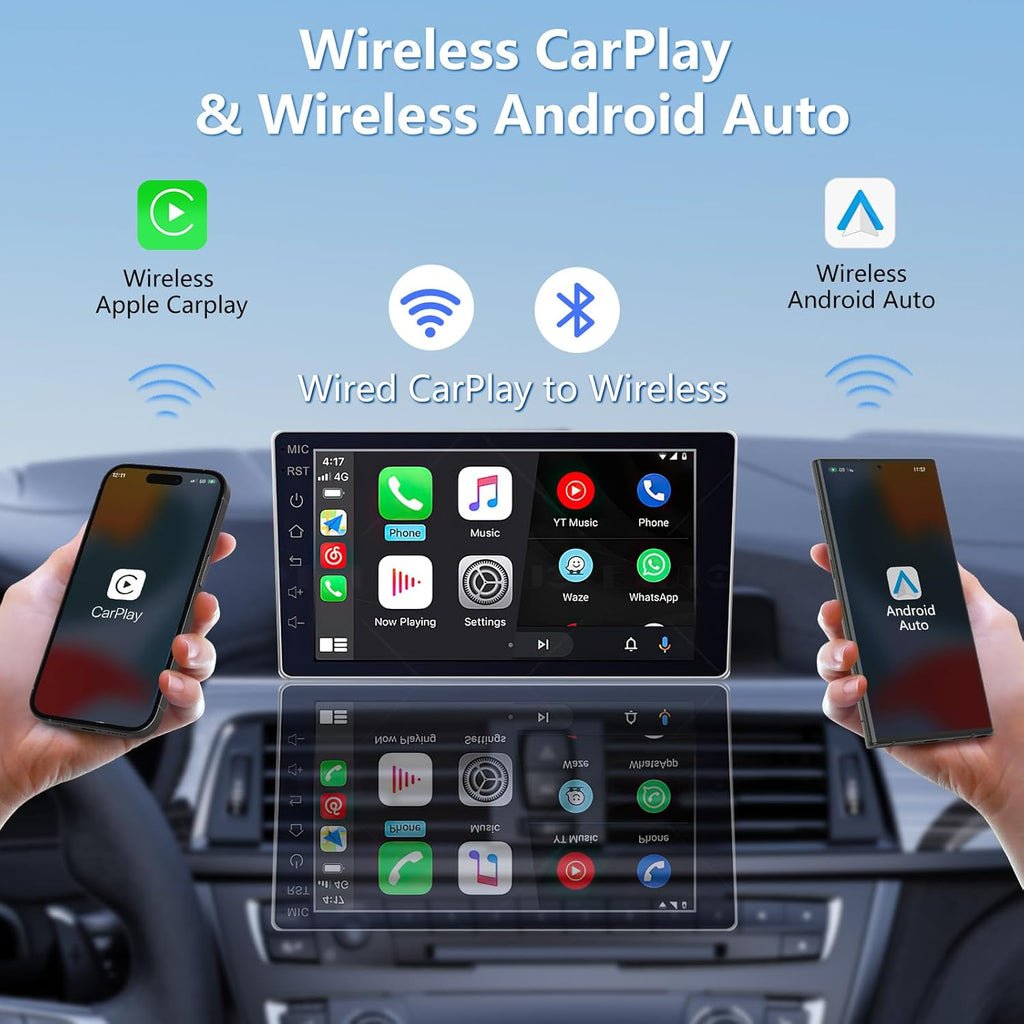 Wireless CarPlay Adapter for iPhone Android, Plug and Play J221