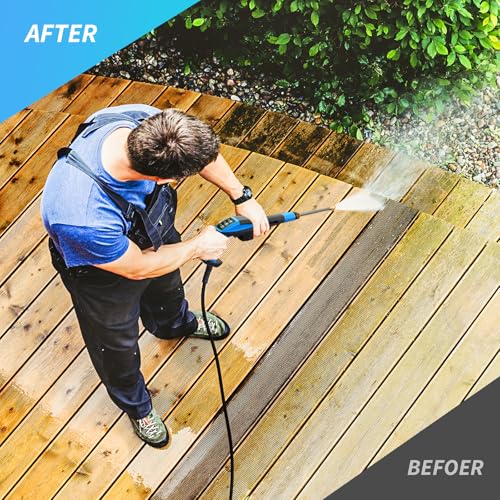 Electric Pressure Washer 4500 PSI, 3.2 GPM, 4 Nozzles with Foam Cannon H529