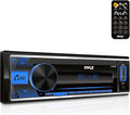 Pyle Bluetooth Stereo Receiver Power Amplifier, AM/FM/MP3/USB/AUX Stereo Receiver, Single DIN, 30 Preset Memory Stations, LCD Display with Remote Control, Headunit For Cars And Vehicles