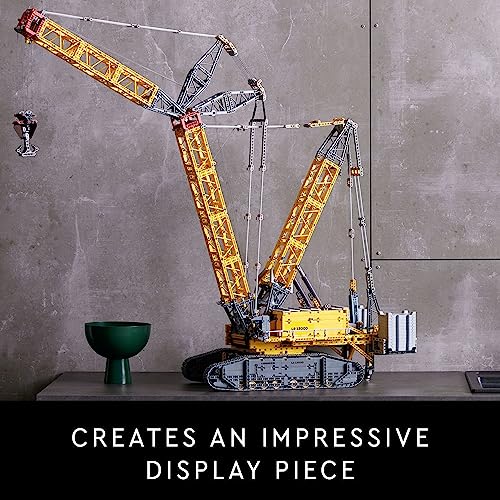Crawler Crane Building Kit for Adults, Display Model with Winch System I86916