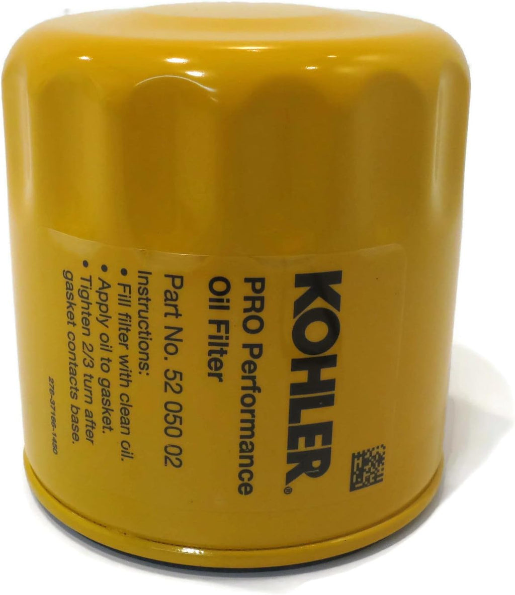 Kohler Genuine OEM Oil Filter 52 050 02-S, 5205002-S for Small Gas Engine Lawn Mower
