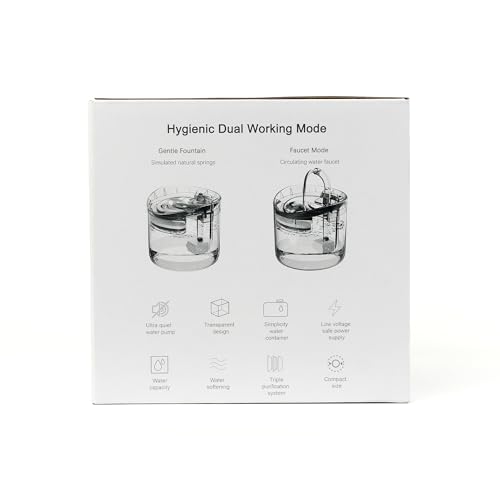 Cat Water Fountain 61OZ Automatic Pet Drinking Dispenser with Filters C226