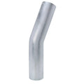 HPS 4" OD, 20 Degree Bend Aluminum Elbow Tubing, 6" Leg Length on Each Side, 5 1/2" Clr, 6061 T6 Seamless 16 Gauge, Wall Thickness: 0.065", ALE20-91708, 4" OD, Aluminum