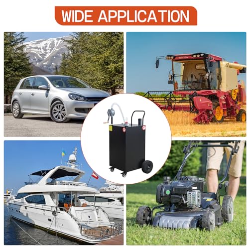 45 Gallon Portable Fuel Storage Tank for Gas, Diesel, Kerosene B130153