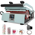 Tumbler Heat Press Machine, Sublimation Press for 20oz-30oz Tumbler, 11-16oz Heat Mug Press with Sublimation Paper Heat Tape & Gloves for Coffee/Ceramic Mug Cup, Water Bottle DIY Heat Transfer-Purple