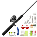 Zebco Ready Tackle Spincast Reel and Fishing Rod Combo, Durable Fiberglass Rod with EVA Handle, Quickset Anti-Reverse Reel, Pre-Spooled with 10 lb Zebco Line, Includes Tackle Pack