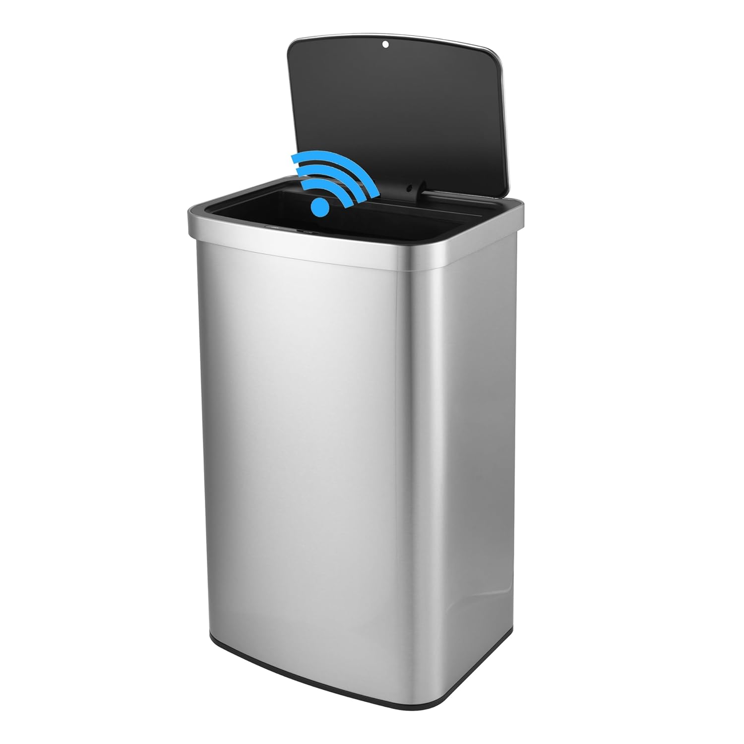 13.2 Gal./50 Liter Stainless Steel Rectangular Touchless Motion Sensor Kitchen Trash Can