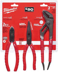 Milwaukee Pliers Set Alloy Stl 3pk
