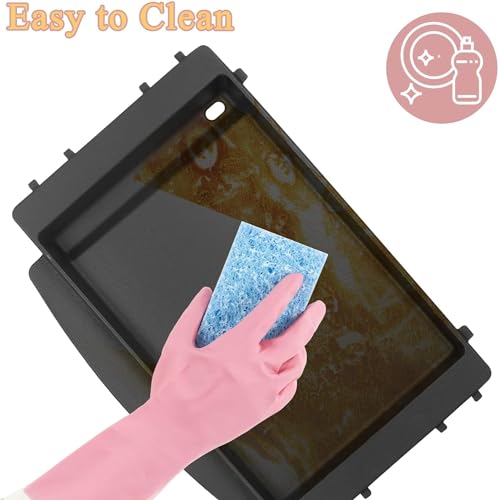 28 Inch Griddle Replacement Top with Rear Grease System D300280