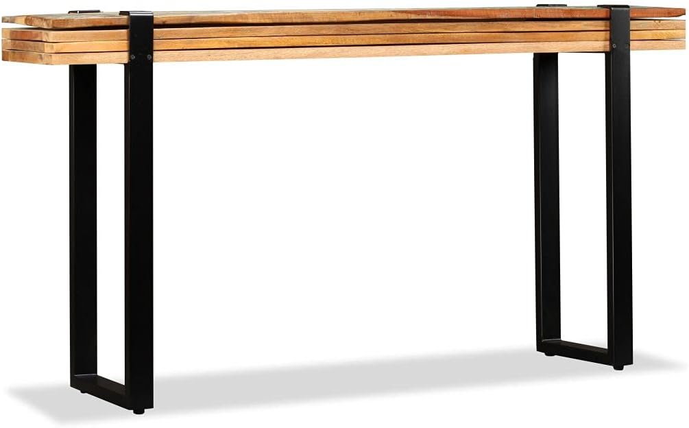 Console Table Length-Adjustable Side Table for Living Room Dining Room Hallway P870