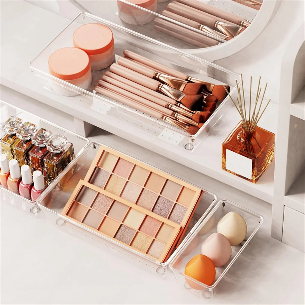 Acrylic Drawer Organizer Trays, 4-Pack D26618