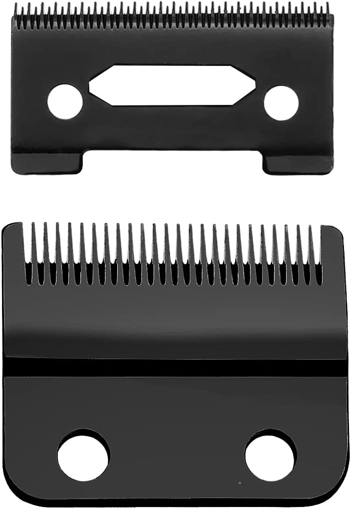 New Upgrade Professional Hair Clippers Replacement Blades for Wahl Clippers Wahl 5-Star Senior Magic Clip Compatible with 8148, 8504, 1919, 2241, 2240, 8591 (Black)