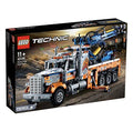 LEGO 42128 Technic Heavy-Duty Tow Truck with Crane Toy for Boys & Girls with mechanical Functions, Model Building Set, Engineering for Kids Series