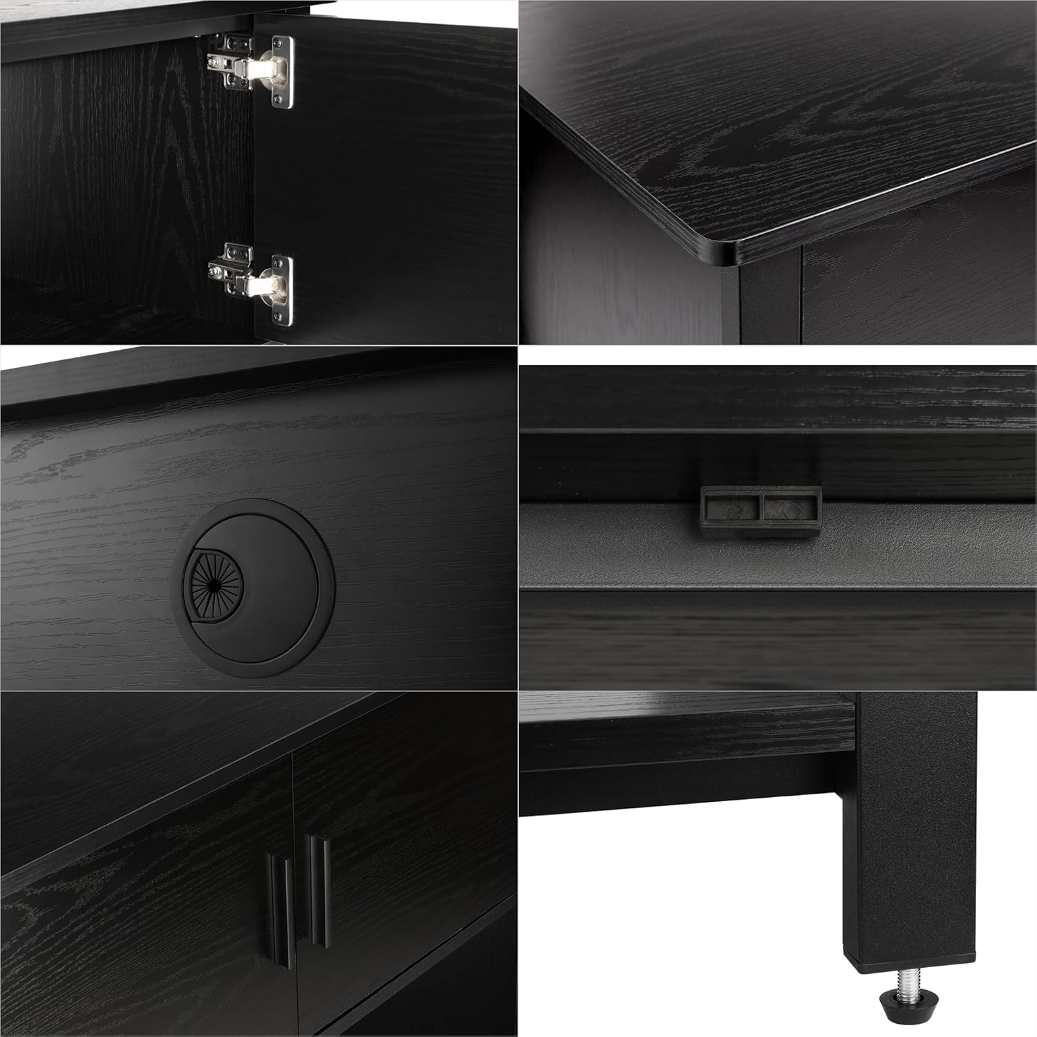 Aquarium Stand with Cabinet for 40-50 Gallon Fish Tank, Metal Frame I76462