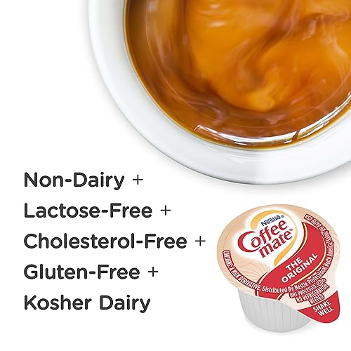French Vanilla Liquid Coffee Creamer Singles, 180 Count H9408