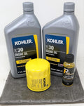 Kohler Genuine SAE30 Oil Change Kit w/Oil pad 52 050 02-S Oil Filter and Fuel Treatment