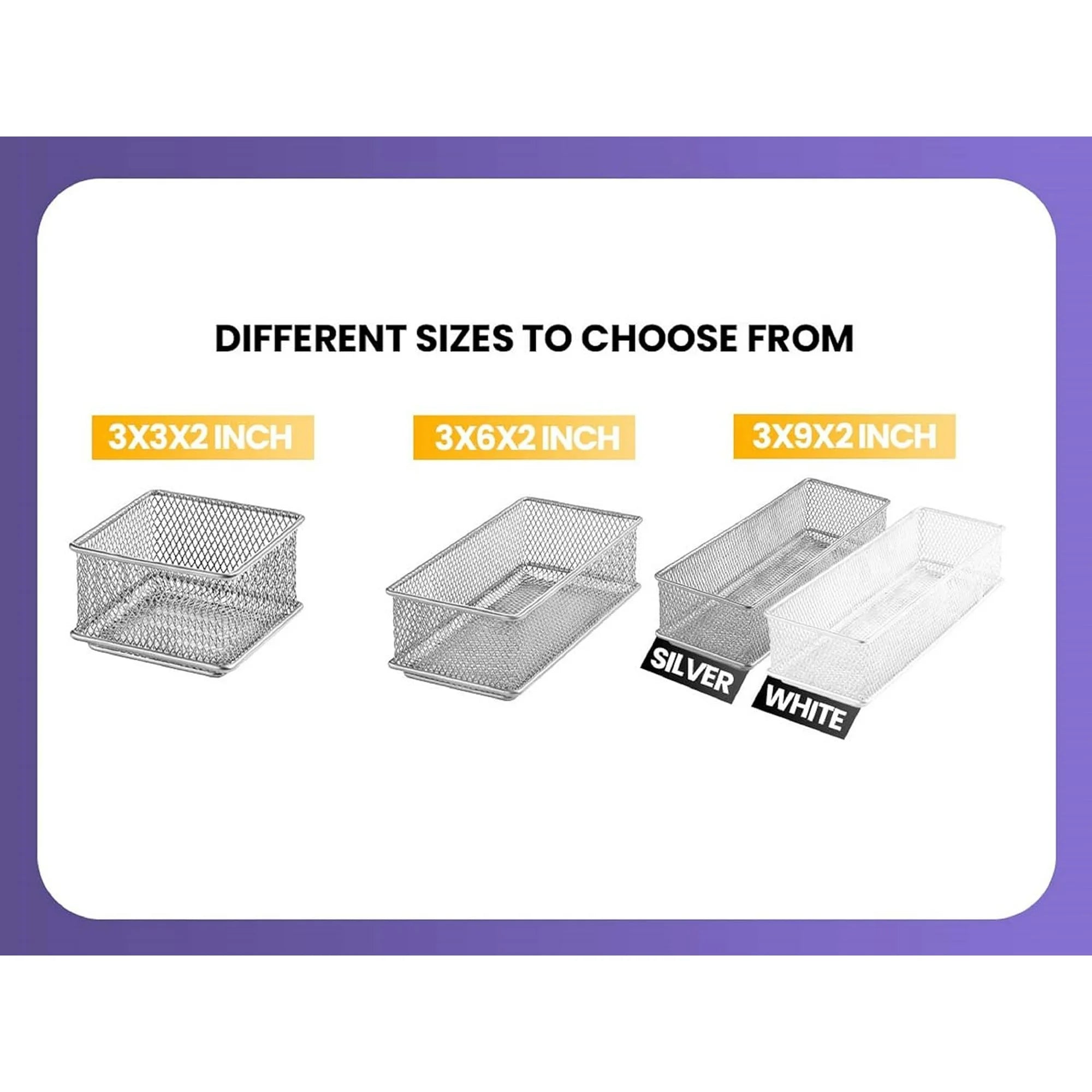 Mesh Desk Drawer Organizer Tray for Office U100