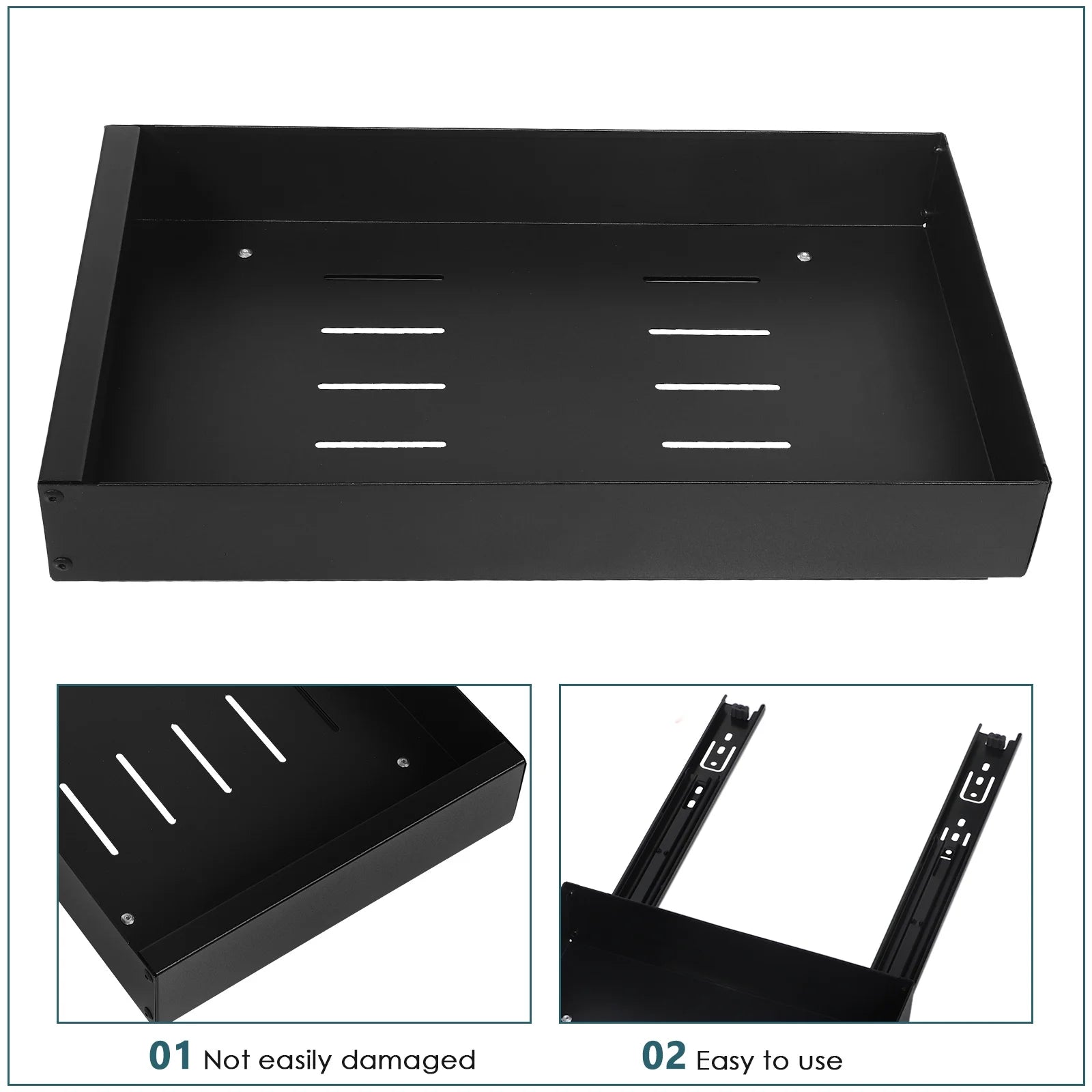 Pull Out Cabinet Organizer Heavy Duty Storage Shelf R45382