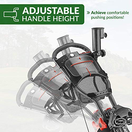 Deluxe Quad-Fold Golf Push Cart H579