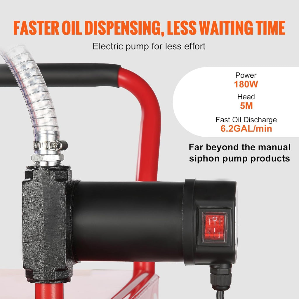 Portable 30 Gallon Fuel Storage Tank with Electric Pump R993270