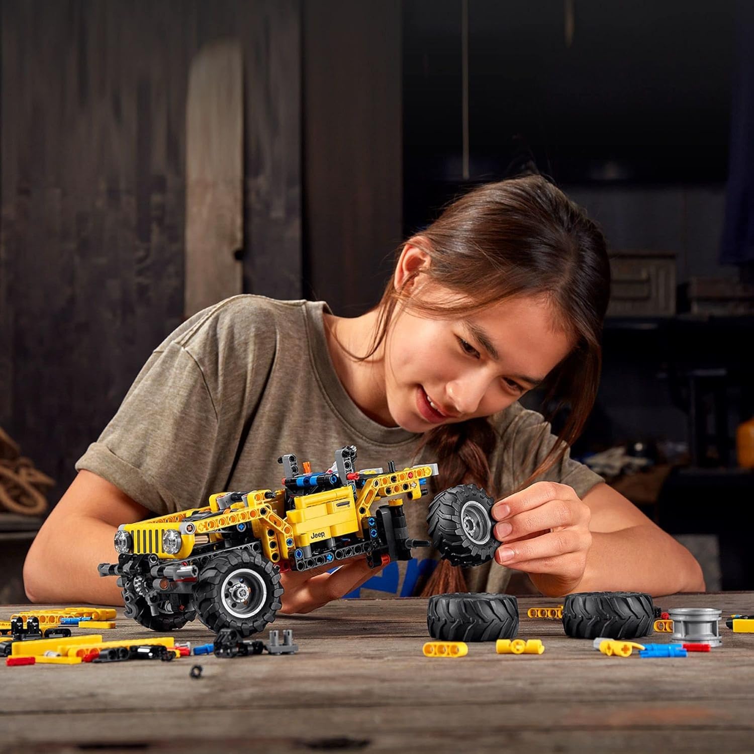 Jeep Wrangler 4x4 Toy Car Building Kit K618