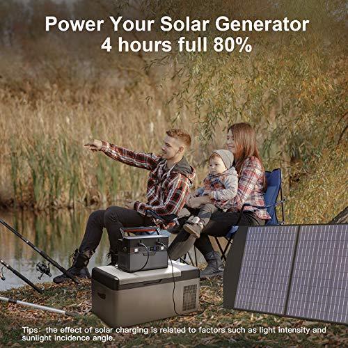 Portable Power Station 300W, 288Wh Backup Battery with Pure Sine Wave for Camping Travel RV I453038