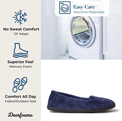 Women's Lightweight Cozy Memory Foam Closed Back Slipper E693