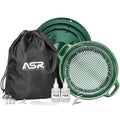 ASR Outdoor 14pc Portable Gold Panning Kit with Deep Dish 1/8 Classifier Screen, Drawstring Backpack Gold Prospecting Equipment