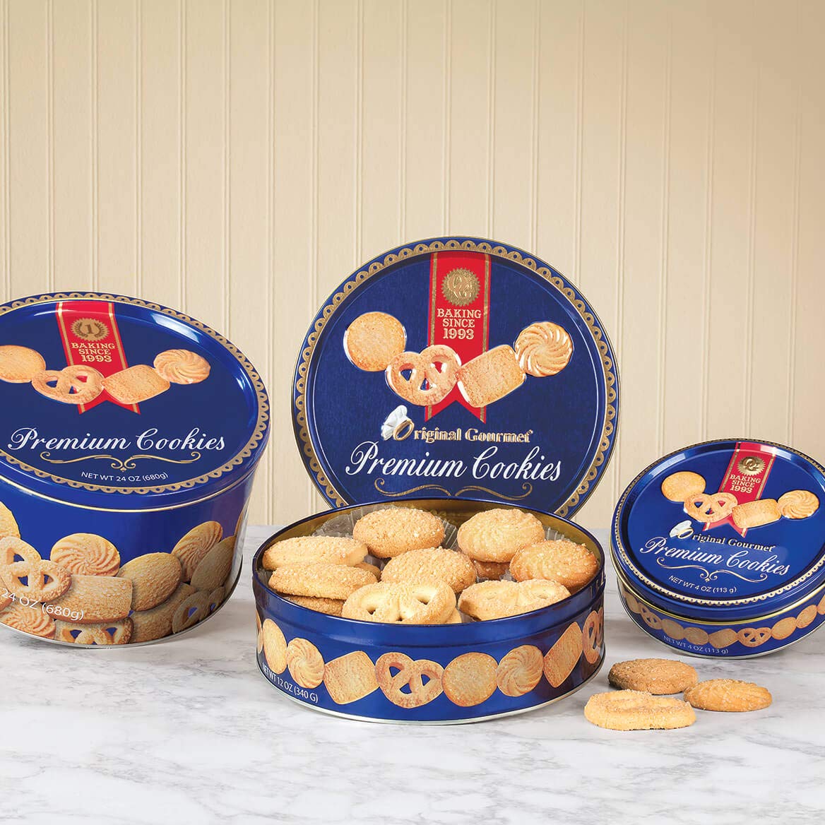Decorative Container with Gourmet Cookies, 12 oz T1051