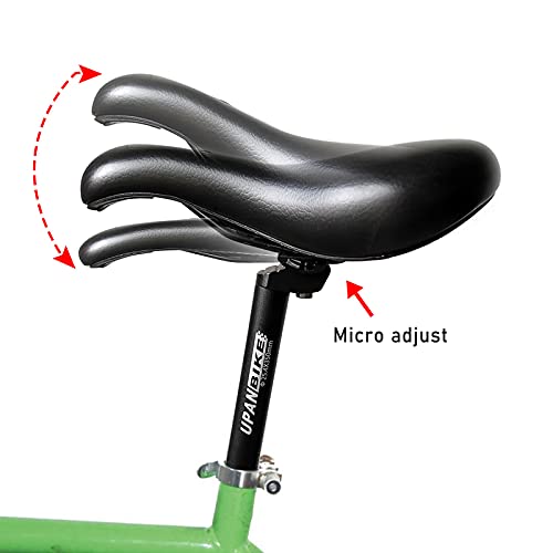 Bike Seatpost 450mm Extra Long Bicycle Saddle Tube with Micro Adjust Clamp Q99226