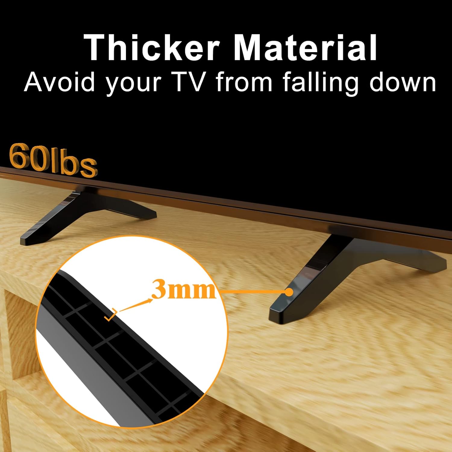 TV Stand Legs for 40 43 Inch TVs with Screws P641279