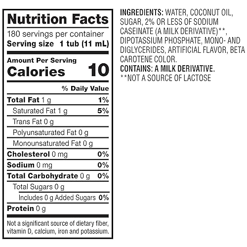 French Vanilla Liquid Coffee Creamer Singles, 180 Count H9408