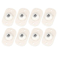 Self-Adhesive Mini Caster Wheels (8 Pack), 360° Swivel Sticky Pulleys for Trash Can, Storage Box, Small Furniture - Stem Casters Roller Bearing, Universal Wheels, White