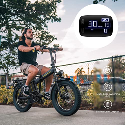 Electric Bike for Adults, 750W Foldable Ebike 28mph, 48V Battery, 7 Speed N316578