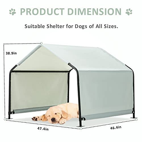 Dog Shade Shelter Outdoor Tent for Large Medium Dogs with Waterproof Roof B74911