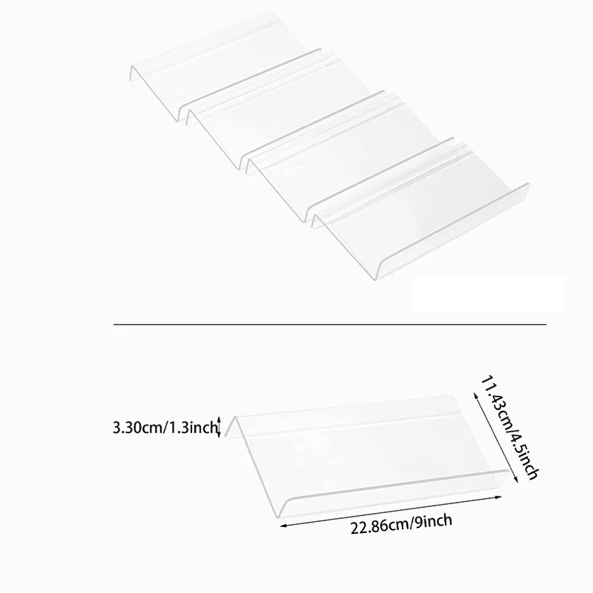 Clear Acrylic Spice Drawer Organizer with 16 Slots F594