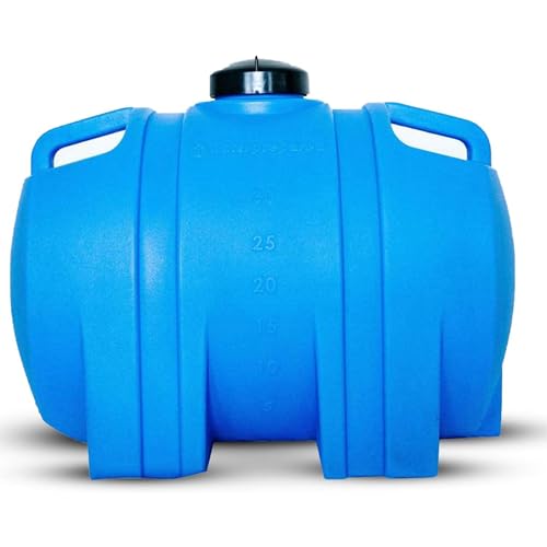 35 Gallon Utility Water Tank with Brass Spigot and Handles Z5644