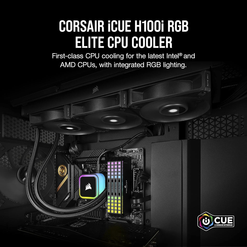Liquid CPU Cooler 240mm Radiator with RGB Fans B22185