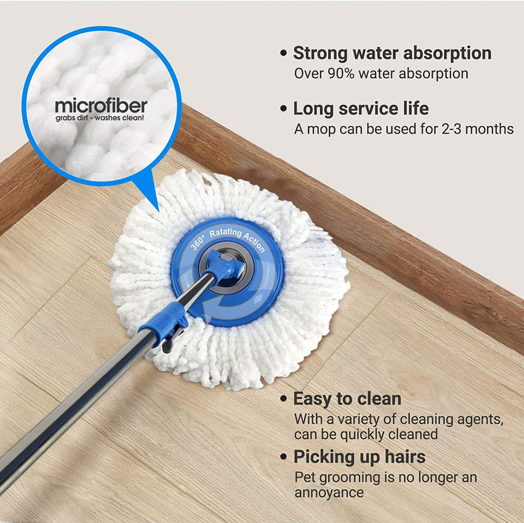 Spin Mop and Bucket with Wringer and Foot Pedal T533660