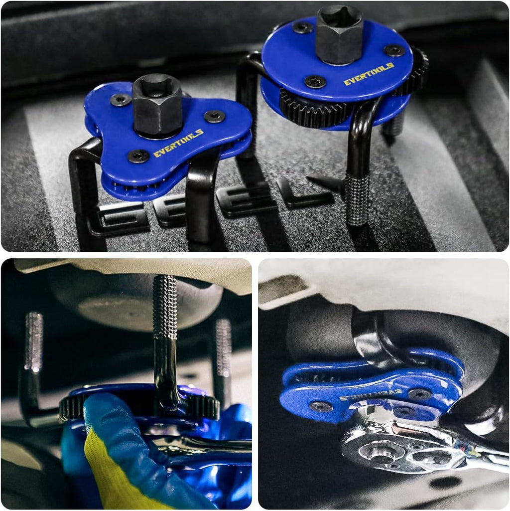 Adjustable Oil Filter Wrench with Gloves for Cars Trucks T510