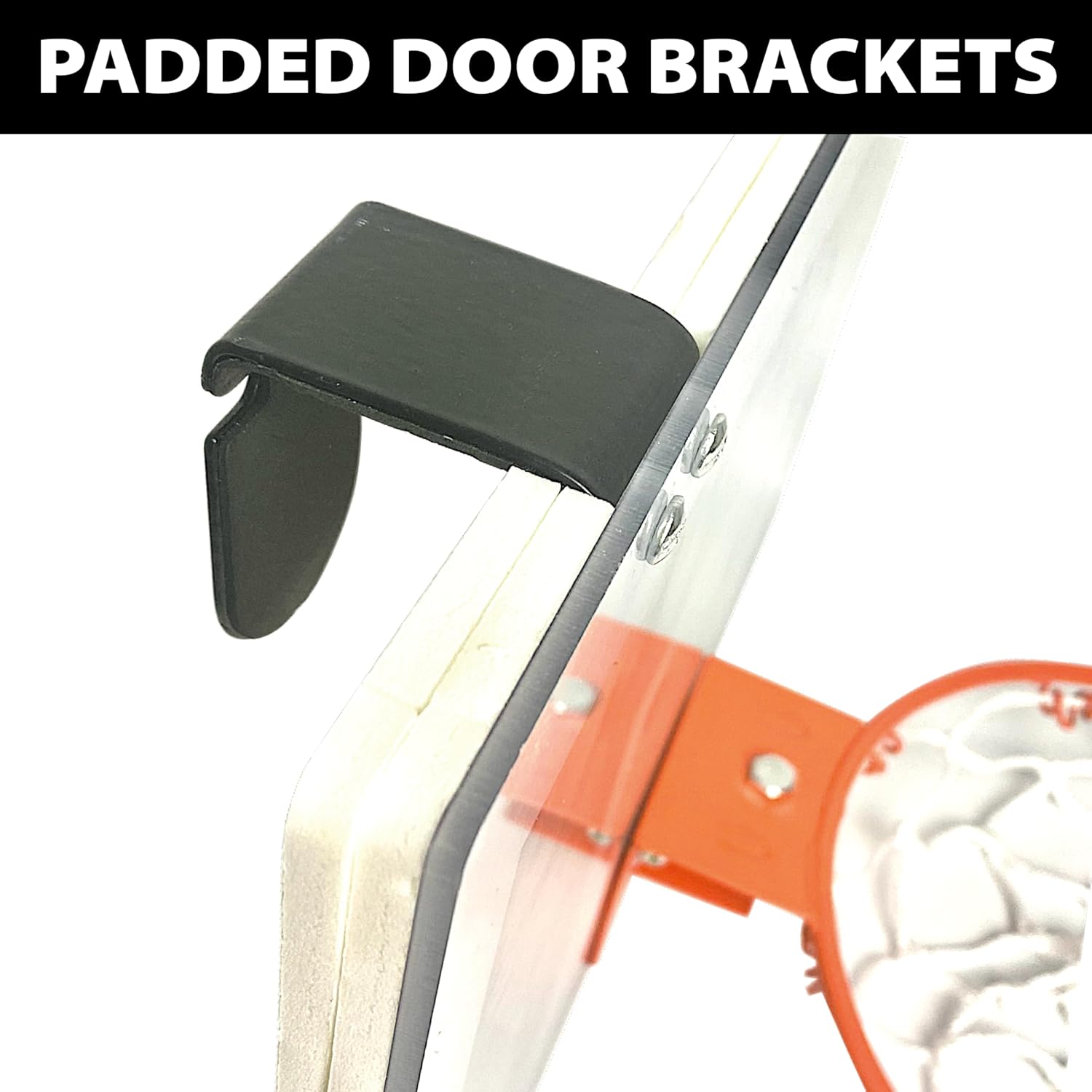 Mini Basketball Hoop for Door with Noise Reduction, 2 Balls and Pump Included P589