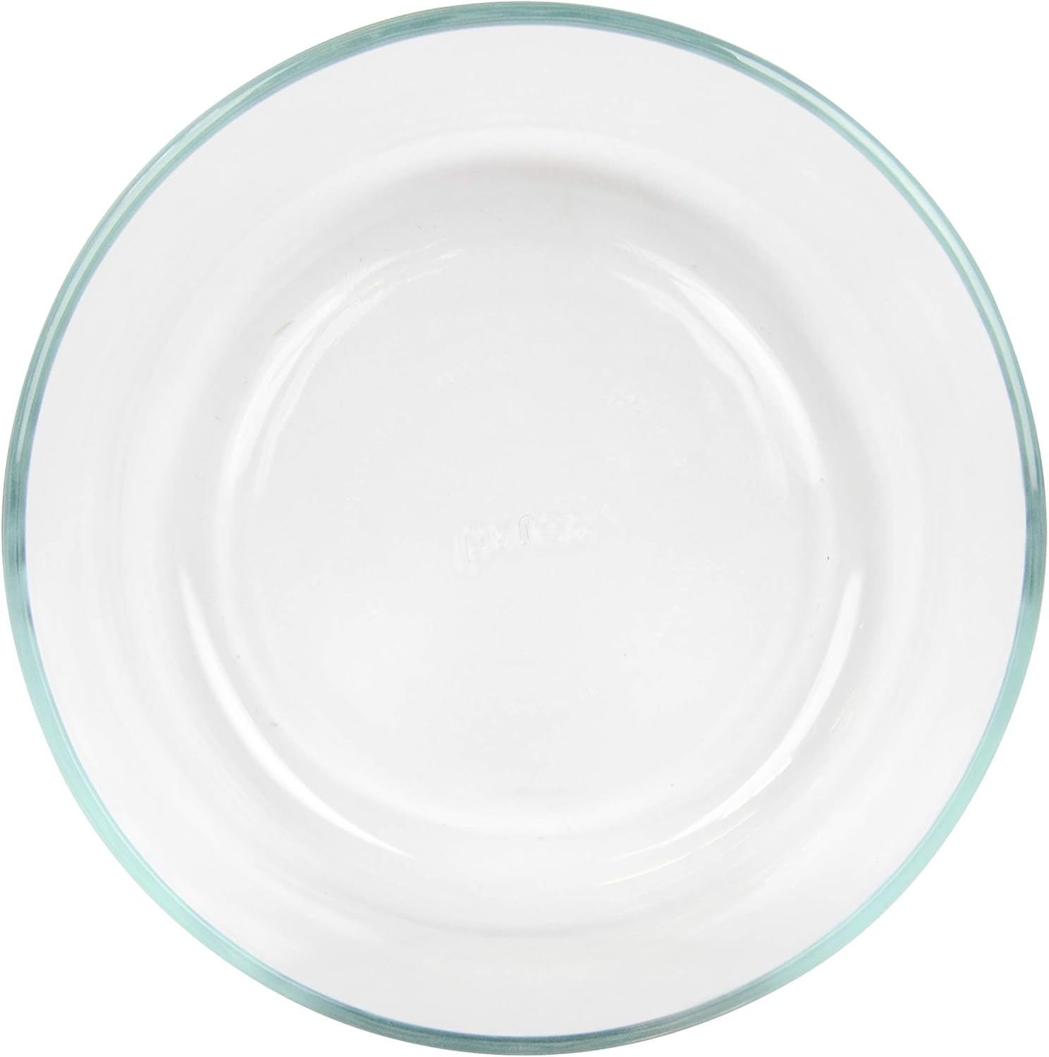 7-Cup Clear Glass Storage Bowl with White Silicone Rim Lid P50319