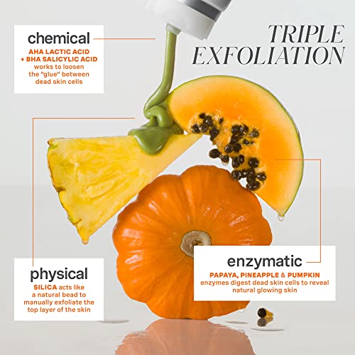 Exfoliating Facial Scrub with Salicylic and Lactic Acid V256
