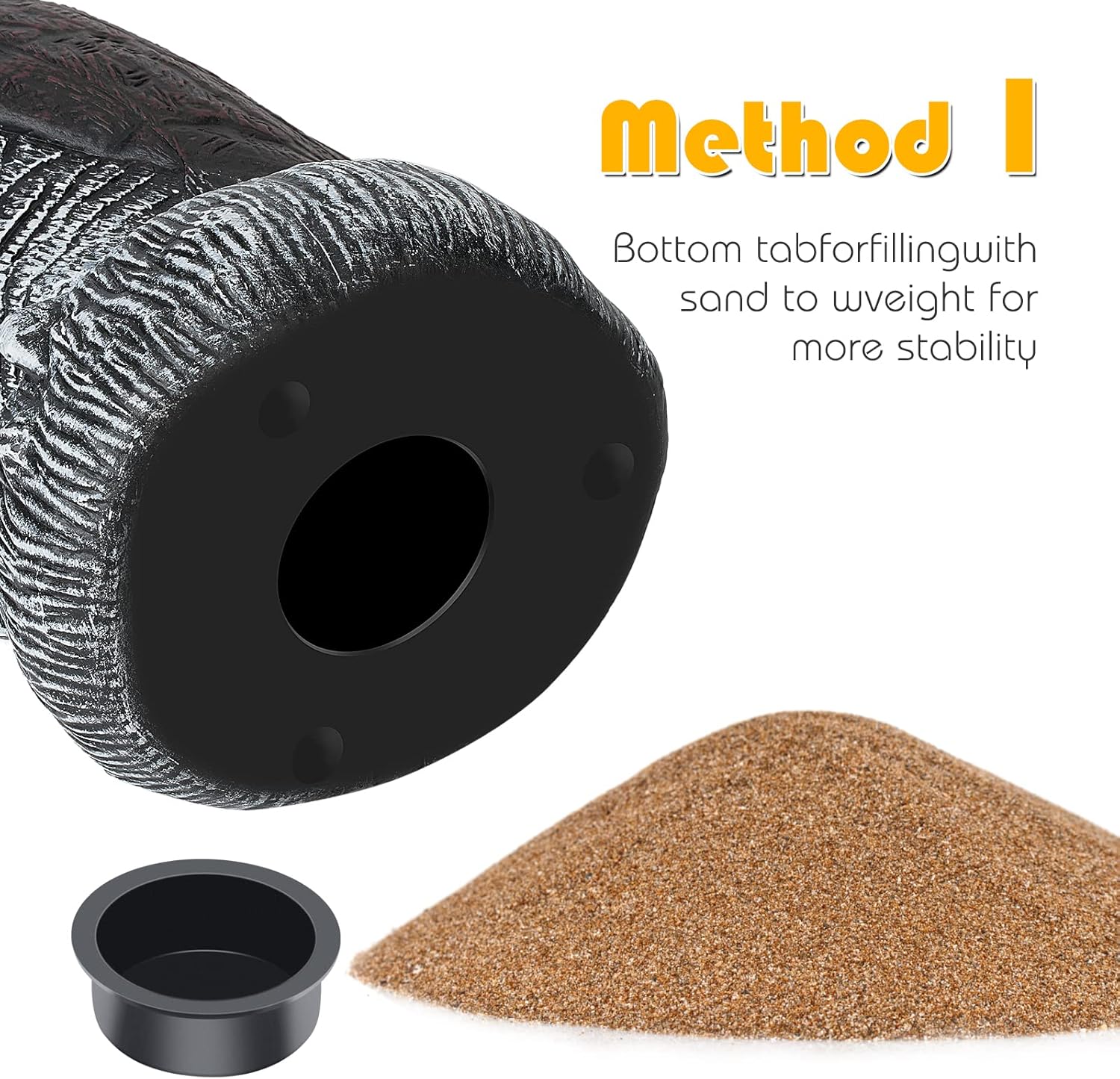 3-Pack Weatherproof Owl Decoys for Bird Deterrent R172598