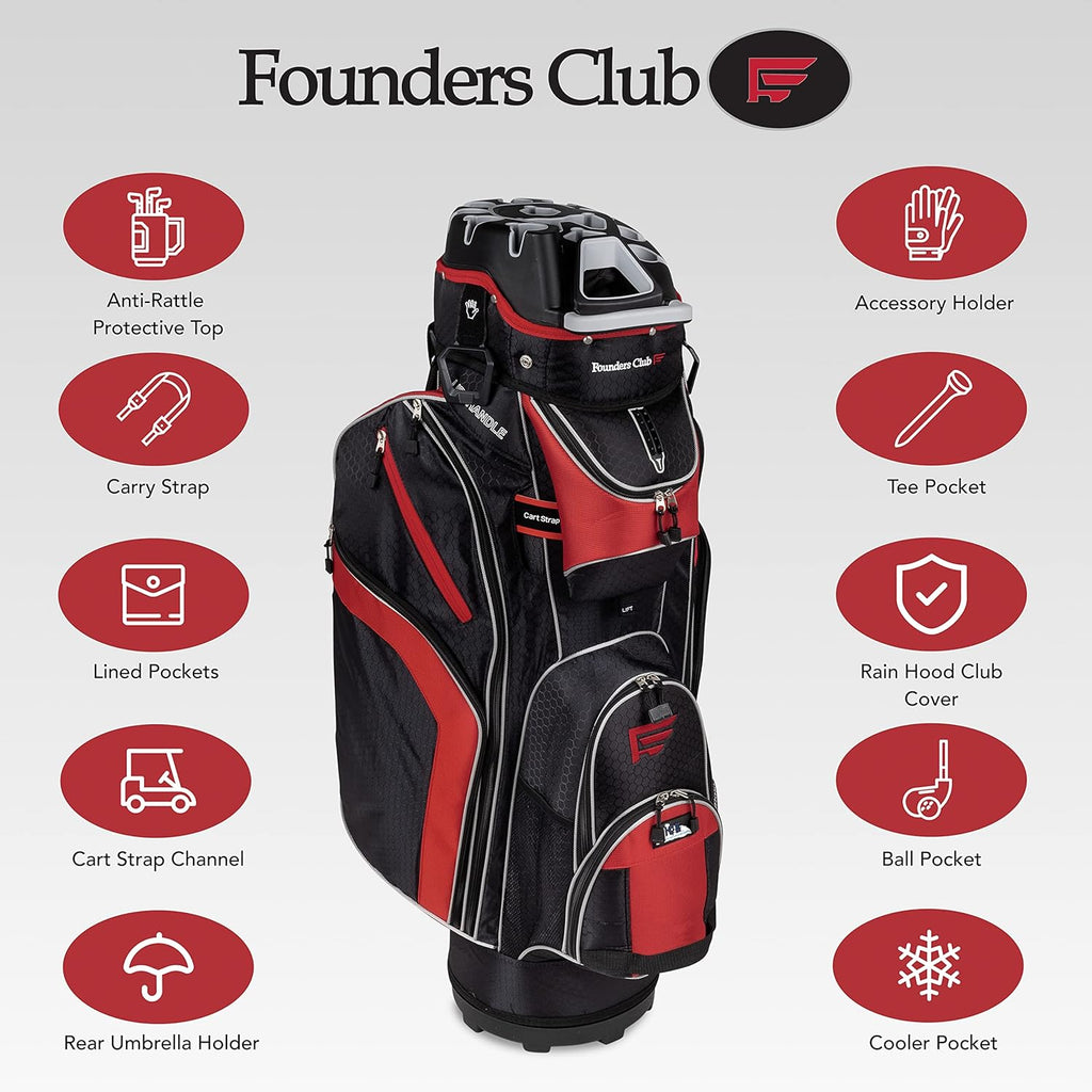 14-Way Cart Bag with Organizer Divider Top F7467
